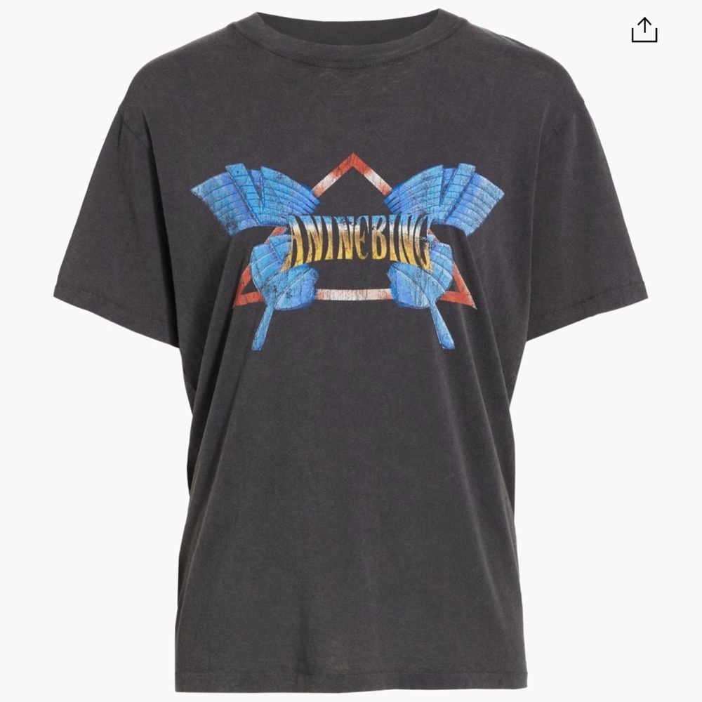 ANINE BING Lili T-shirt in washed black - Picture 2 of 7